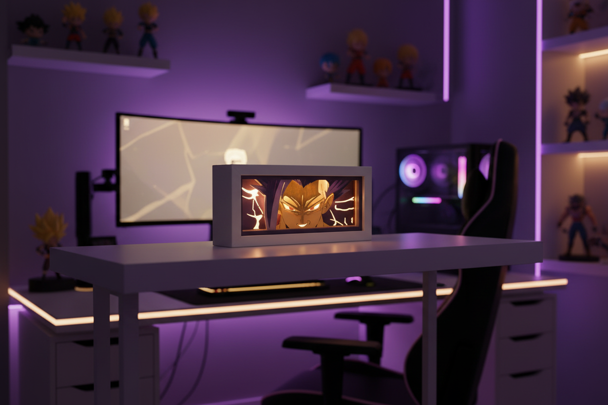 Lampe LED Manga Gaara - Naruto Télécommande RGB