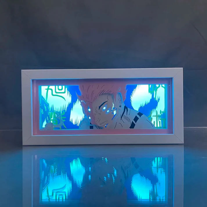 Lampe LED Manga Sukuna Divine Flame - Jujutsu Kaisen Télécommande RGB