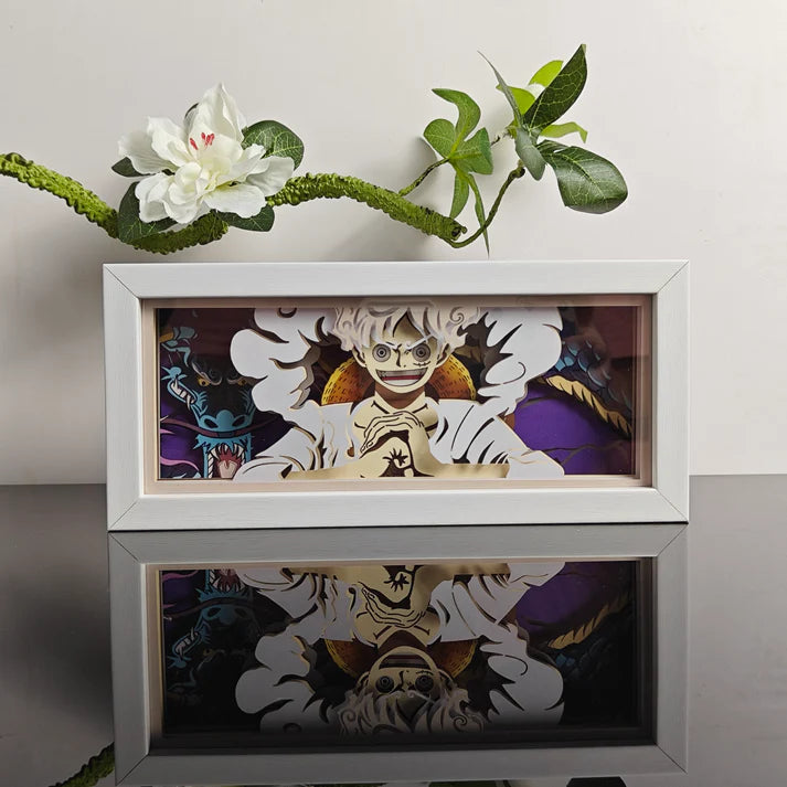 Lampe LED Manga Luffy Gear 5 - One Piece Télécommande RGB