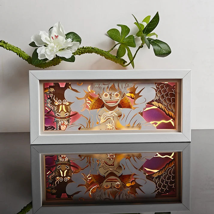 Lampe LED Manga Luffy Gear 5 - One Piece Télécommande RGB