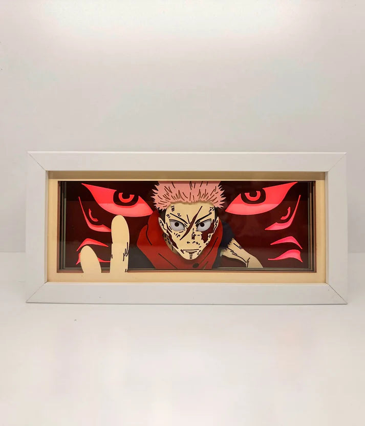 Lampe LED Manga Sukuna Roi des Fléaux - Jujutsu Kaisen Télécommande RGB