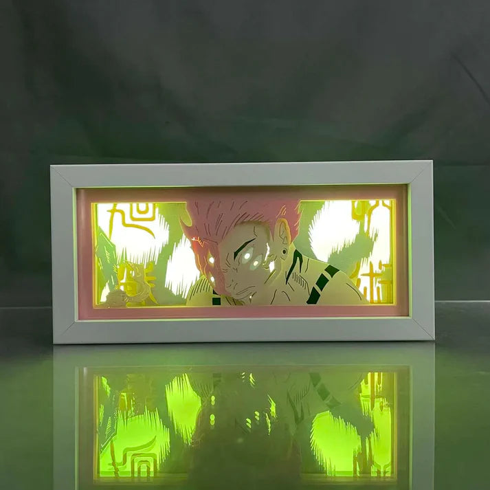Lampe LED Manga Sukuna Divine Flame - Jujutsu Kaisen Télécommande RGB