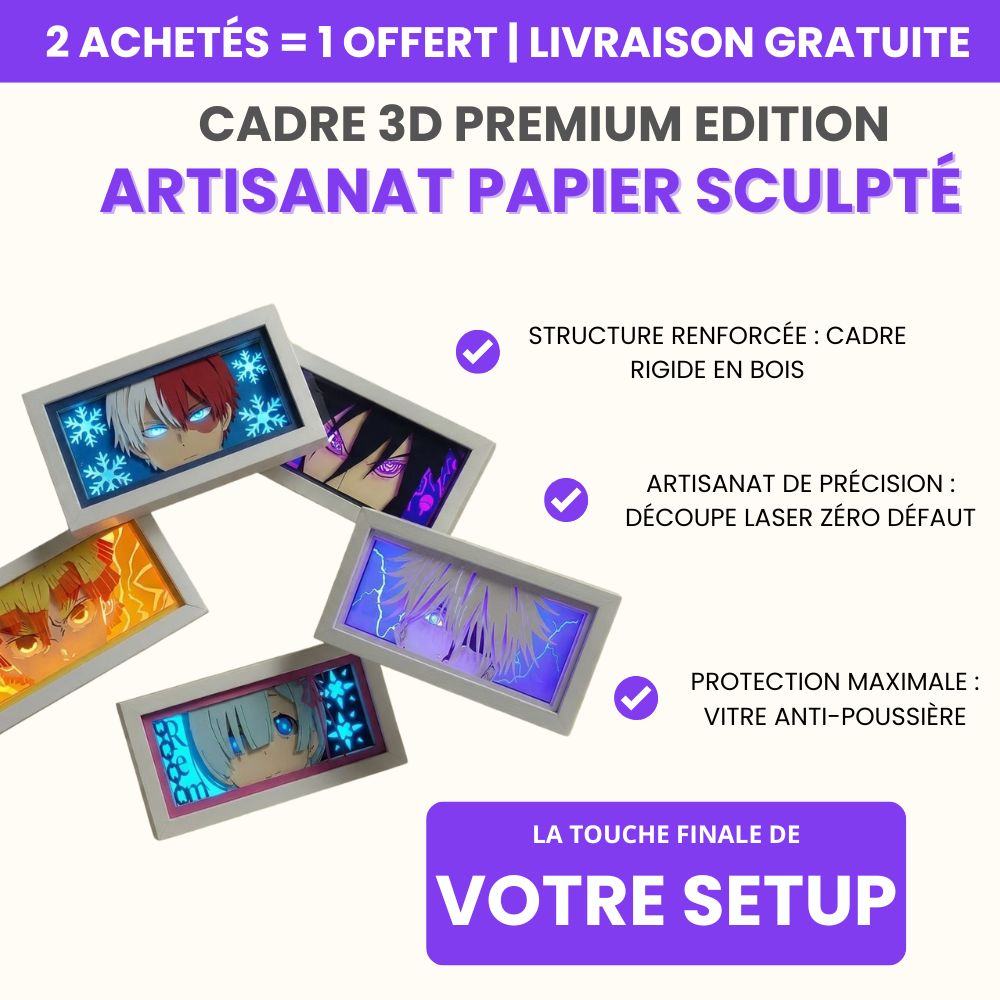 Lampe LED Manga Minato - Naruto Télécommande RGB