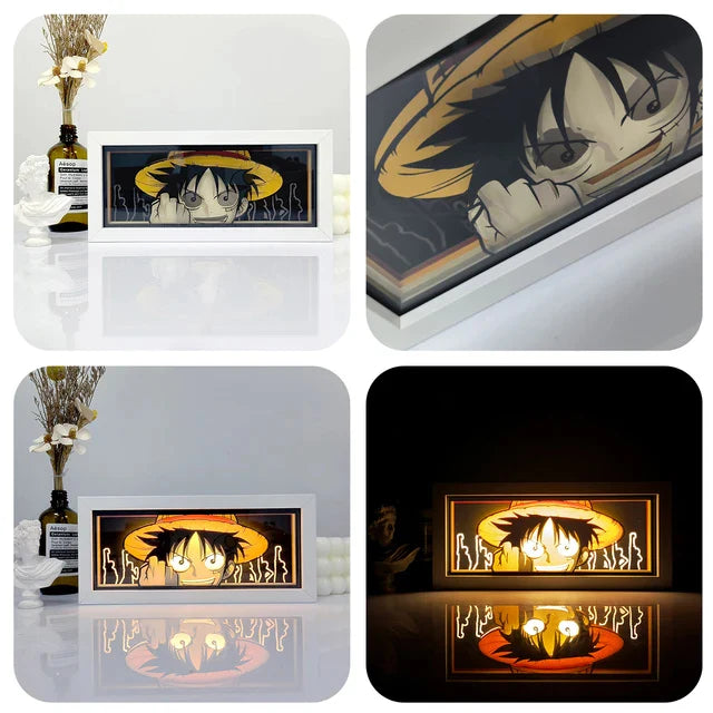 Lampe LED Manga Luffy Nakama - One Piece Télécommande RGB