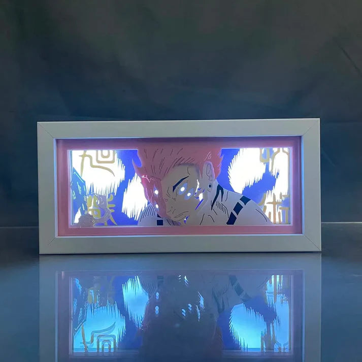Lampe LED Manga Sukuna Divine Flame - Jujutsu Kaisen Télécommande RGB