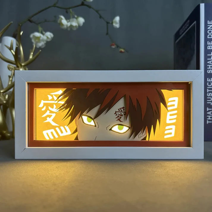 Lampe LED Manga Gaara - Naruto Télécommande RGB
