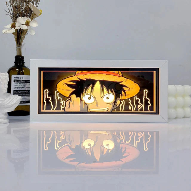 Lampe LED Manga Luffy Nakama - One Piece Télécommande RGB