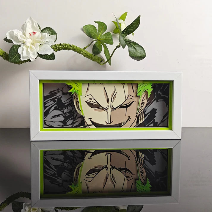 Lampe LED Manga Zoro Ashura - One Piece Télécommande RGB