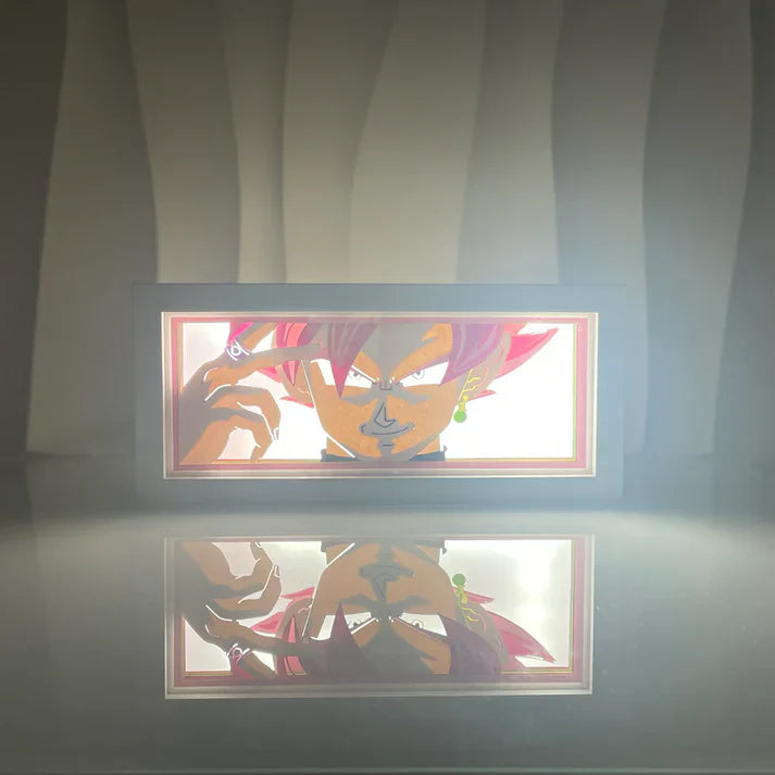 Lampe Goku Black Super Saiyan Rosé 3
